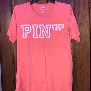 Pink short sleeve tee